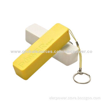 Perfume power banks, 2,200mAh capacity, lithium battery, 5V/1A output with key chain & 7 colors